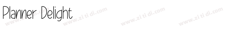 Planner Delight字体转换
